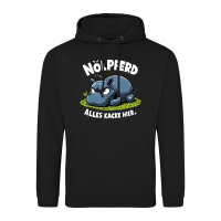 Unisex Hoodie Nölpferd, alles kacke Nilpferd