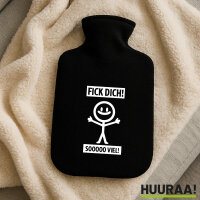 Wärmflasche F*ck dick so viel Strichmännchen