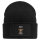 Beanie mit Patch Weihnachtsstress Rentier Black