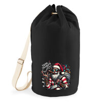 Seesack Cooler Weihnachtsmann Merry Christmas 20 Liter Black