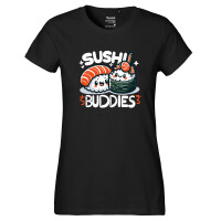 Damen T-Shirt Sushi Buddies Sushirollen