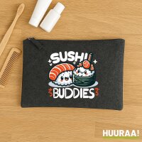 Kulturbeutel Sushi Buddies Sushirollen 1 Liter Charcoal