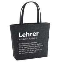Filz Shopper Lehrer Definition 22 Liter