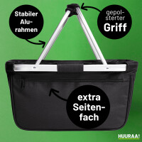 Einkaufskorb faltbar Lehrer Definition 20 Liter Black