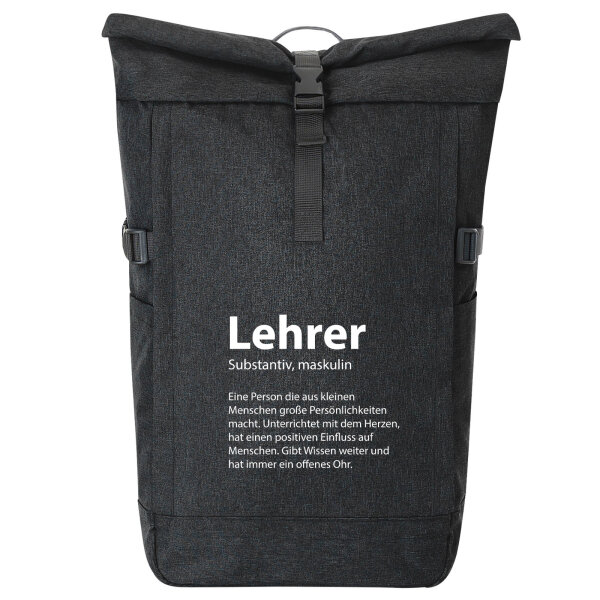 Kurierrucksack Lehrer Definition 30-44 Liter Black Melange