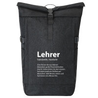 Kurierrucksack Lehrer Definition 30-44 Liter Black Melange