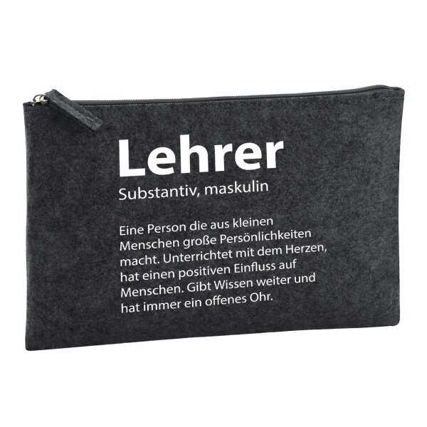 Kulturbeutel Lehrer Definition 1 Liter Charcoal