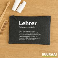 Kulturbeutel Lehrer Definition 1 Liter Charcoal