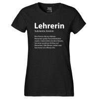 Damen T-Shirt Lehrerin Definition