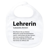 Baby Lätzchen Lehrerin Definition Klettverschluss