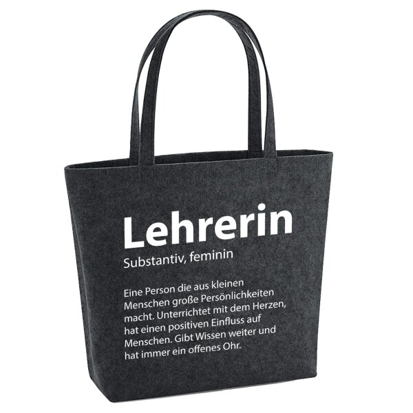 Filzshopper Lehrerin Definition, 22 Liter
