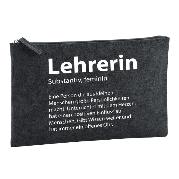 Kulturbeutel Lehrerin Definition 1 Liter Charcoal