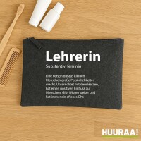 Kulturbeutel Lehrerin Definition 1 Liter Charcoal