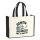 Jutetasche Genitiv ins Wasser Dativ ist 21 Liter Black