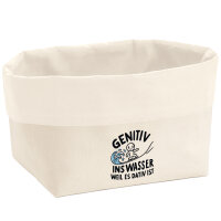 Organizer Genitiv ins Wasser Dativ ist