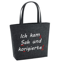 Filz Shopper Kam Sah und korigierte Korrektur 22 Liter