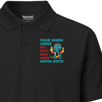 Herren Polo Shirt Lehrer trauen noch keinen Kaffee hatte