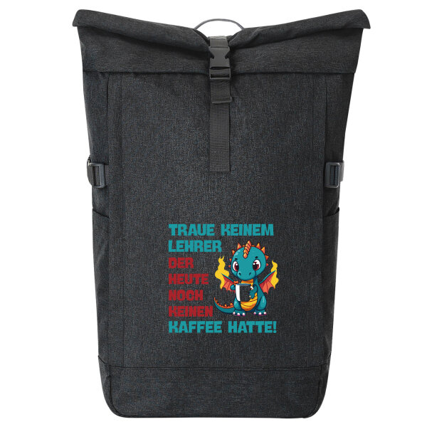 Kurierrucksack Lehrer trauen noch keinen Kaffee hatte 30-44 Liter Black Melange