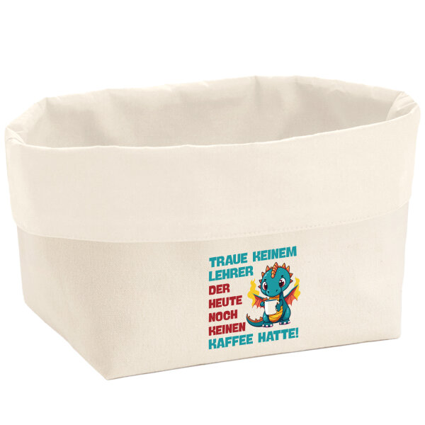 Organizer Lehrer trauen noch keinen Kaffee hatte