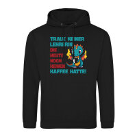 Unisex Hoodie Lehrerin trauen noch keinen Kaffee hatte