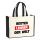 Jutetasche Bester Lehrer der Welt 21 Liter Black