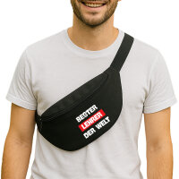 Bauchtasche Bester Lehrer der Welt 2,5 Liter Black