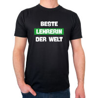 Herren T-Shirt Beste Lehrerin der Welt