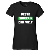 Damen T-Shirt Beste Lehrerin der Welt