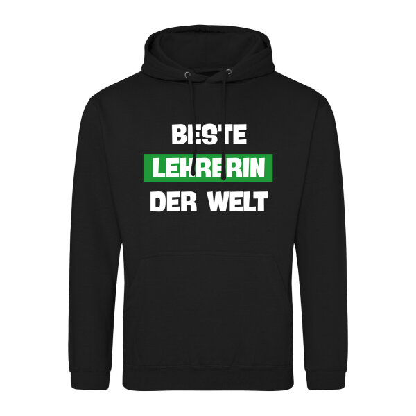 Unisex Hoodie Beste Lehrerin der Welt