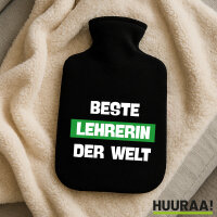 Wärmflasche Beste Lehrerin der Welt