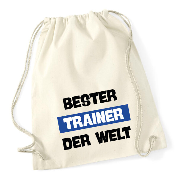 Turnbeutel Bester Trainer der Welt 12 Liter