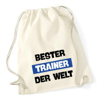 Turnbeutel Bester Trainer der Welt 12 Liter
