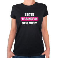 Damen T-Shirt Beste Trainerin der Welt
