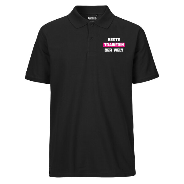 Herren Polo Shirt Beste Trainerin der Welt