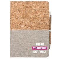 Notizbuch A5 Beste Trainerin der Welt 80 Blatt inkl....
