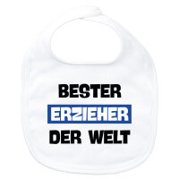 Baby Lätzchen Bester Erzieher der Welt Klettverschluss