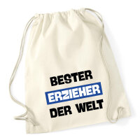 Turnbeutel Bester Erzieher der Welt 12 Liter