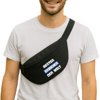 Bauchtasche Bester Erzieher der Welt 2,5 Liter Black