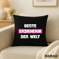 Kissen Beste Erzieherin der Welt 40x40cm