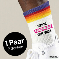 Unisex Socken Beste Erzieherin der Welt Baumwolle