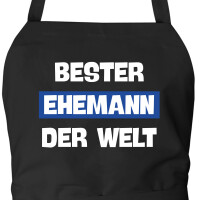 Schürze Bester Ehemann der Welt mit Taschen