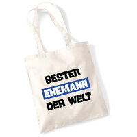 Jutebeutel Bester Ehemann der Welt 10 Liter