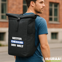 Kurierrucksack Bester Ehemann der Welt 30-44 Liter Black...