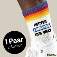Unisex Socken Bester Ehemann der Welt Baumwolle
