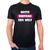 Herren T-Shirt Beste Ehefrau der Welt