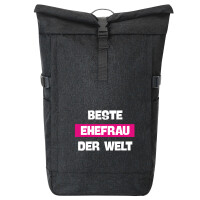 Kurierrucksack Beste Ehefrau der Welt 30-44 Liter Black...