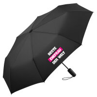 Regenschirm Beste Ehefrau der Welt 98cm Schwarz