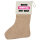 Weihnachtsstrumpf Beste Ehefrau der Welt Beige Jute
