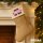 Weihnachtsstrumpf Beste Ehefrau der Welt Beige Jute