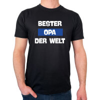 Herren T-Shirt Bester Opa der Welt